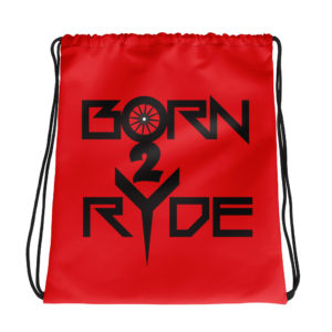 Tryker Lyfe Born 2 Ryde Drawstring bag (Red)